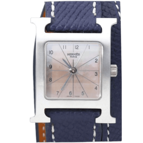 Hermès Heure H - Montre femme en acier quartz