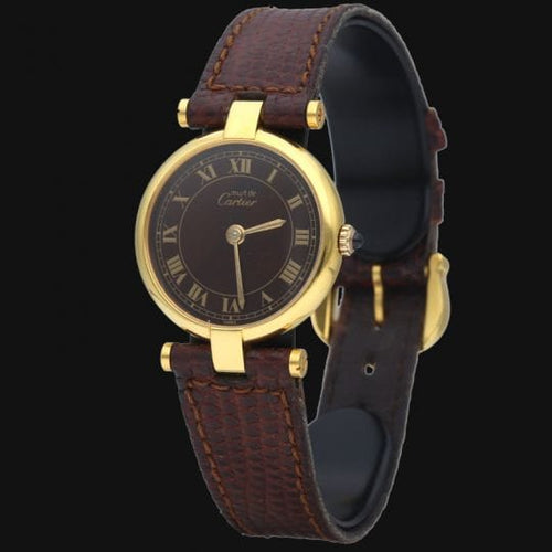 Montre Cartier Must de Cartier Vermeil - Montre femme quartz 24 mm 58 Facettes MT42975