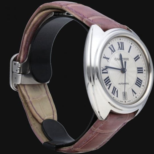 Montre Cartier Clé de Cartier - Montre automatique 35 mm en acier 58 Facettes MT42697