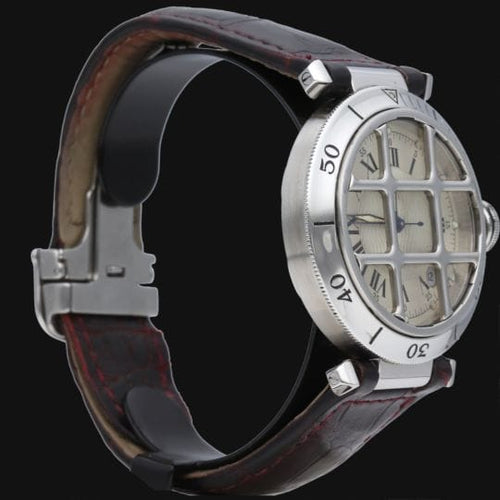 Montre Cartier Pasha - Montre automatique 38 mm en acier 58 Facettes MT42742