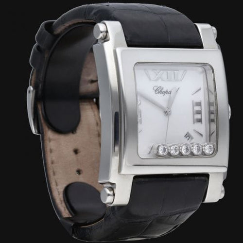 Montre Chopard Happy Sport - Montre femme en acier 35 mm 58 Facettes MT42963