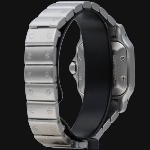 Montre Cartier Santos Galbée - Montre automatique en acier 58 Facettes MT42448