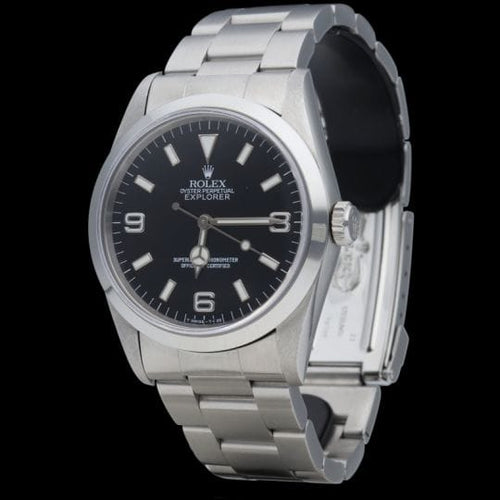 Montre Rolex Explorer - Montre automatique homme/femme 36 mm acier 58 Facettes MT43018