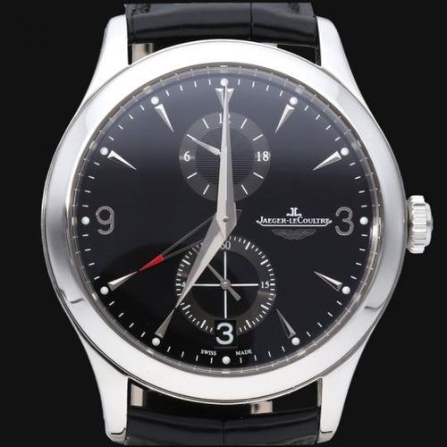 Montre Jaeger-LeCoultre Master Hometime - Montre homme automatique en acier 58 Facettes MT43011