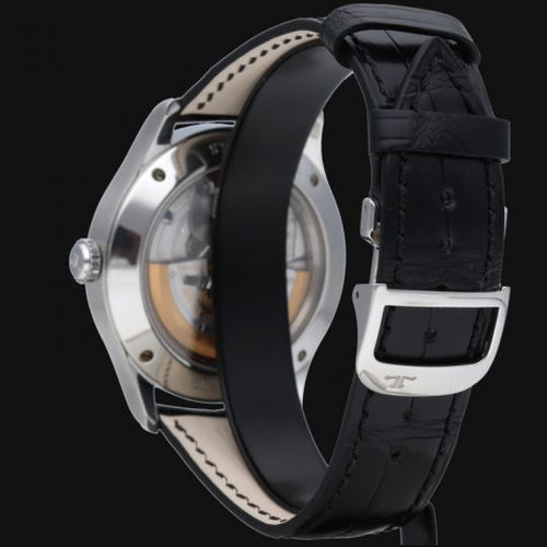Montre Jaeger-LeCoultre Master Hometime - Montre homme automatique en acier 58 Facettes MT43011