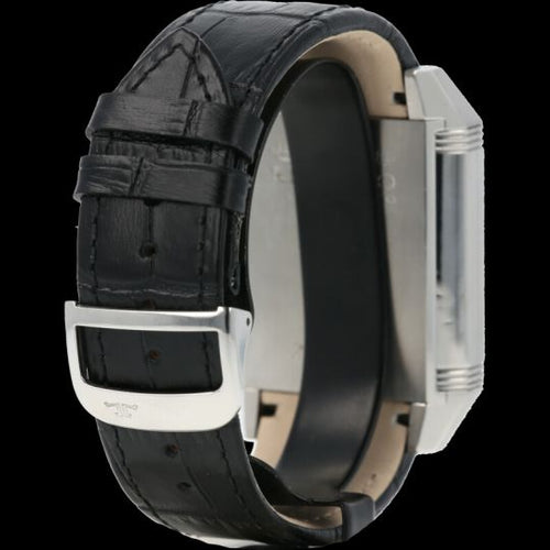 Montre Jaeger-LeCoultre Reverso Squadra - Montre GMT Chronograph en acier 58 Facettes MT43042