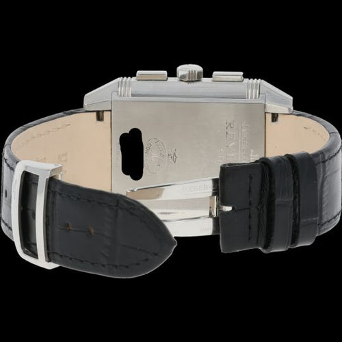 Montre Jaeger-LeCoultre Reverso Squadra - Montre GMT Chronograph en acier 58 Facettes MT43042