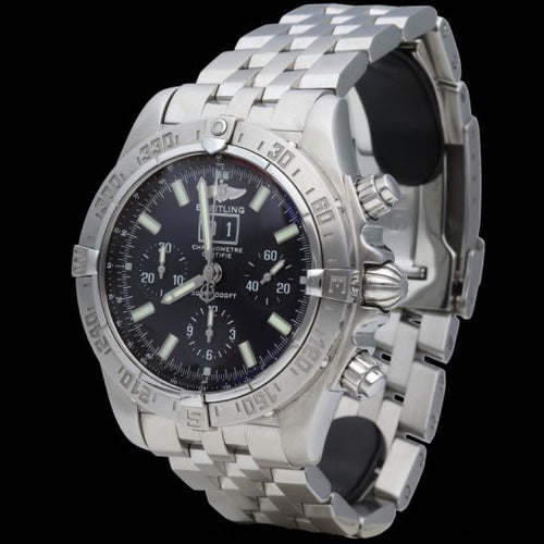 Montre Breitling Chronomat Blackbird - Montre chronographe en acier 58 Facettes MT35287