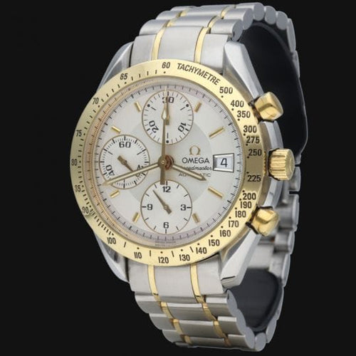 Montre Omega Speedmaster Date - Montre homme en or jaune et acier 58 Facettes MT43134