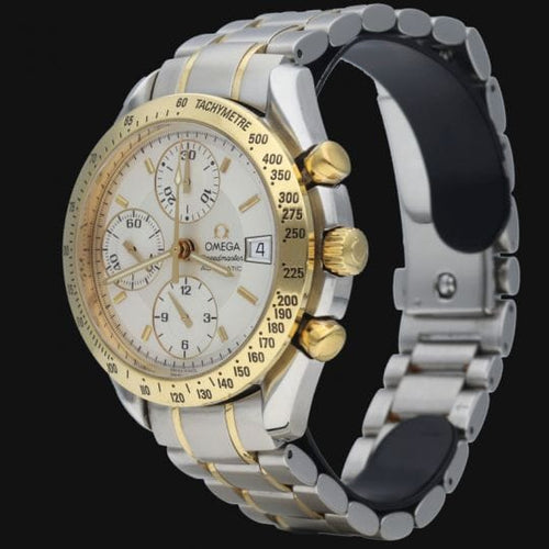Montre Omega Speedmaster Date - Montre homme en or jaune et acier 58 Facettes MT43134