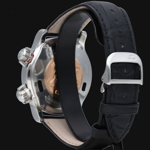 Montre Jaeger-LeCoultre Master Compressor Dualmatic - Montre automatique homme acier 42 mm 58 Facettes MT43194