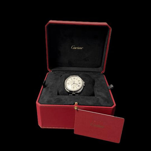 Montre Cartier Clé de Cartier - Montre automatique homme en acier 40 mm 58 Facettes MT43204