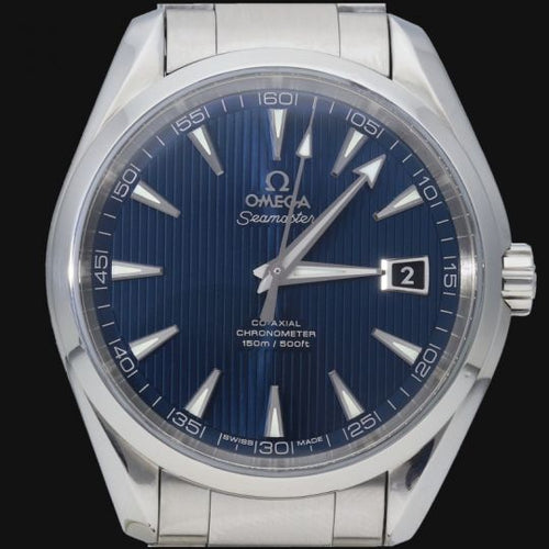 Montre Omega Seamaster Aqua Terra - Montre automatique homme en acier 41 mm 58 Facettes MT43211