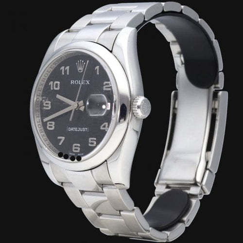 Montre Rolex Datejust 36 - Montre automatique en acier 58 Facettes MT43236