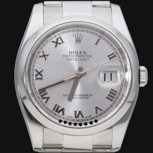 Montre Rolex Datejust - Montre 36 mm en acier 58 Facettes MT43238