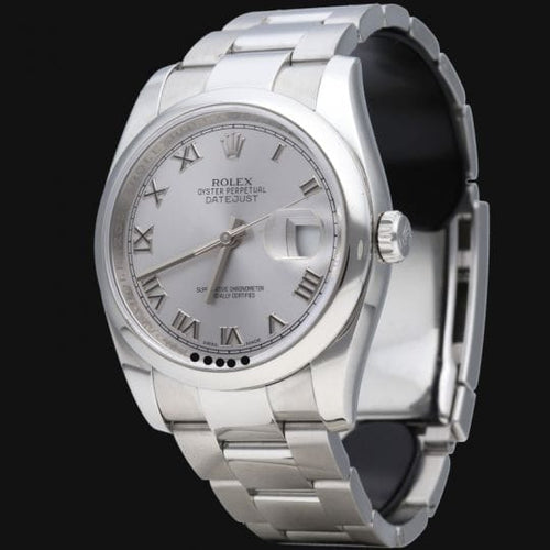 Montre Rolex Datejust - Montre 36 mm en acier 58 Facettes MT43238
