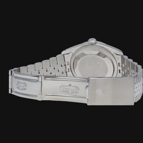 Montre Rolex Datejust - Montre 36 mm en acier et lunette en or blanc 58 Facettes MT43270
