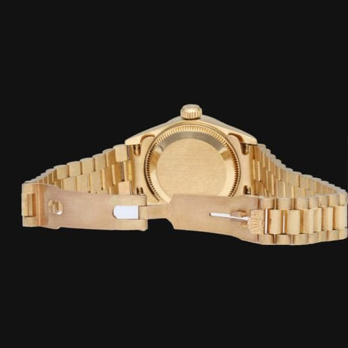 Montre Rolex Oyster Perpetual - Montre 26 mm en or jaune et diamants 58 Facettes MT43271