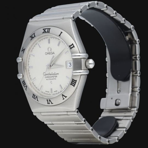 Montre Omega Constellation - Montre homme automatique 36 mm en acier 58 Facettes MT43343