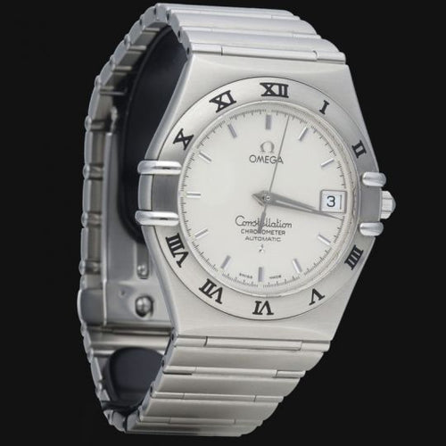 Montre Omega Constellation - Montre homme automatique 36 mm en acier 58 Facettes MT43343