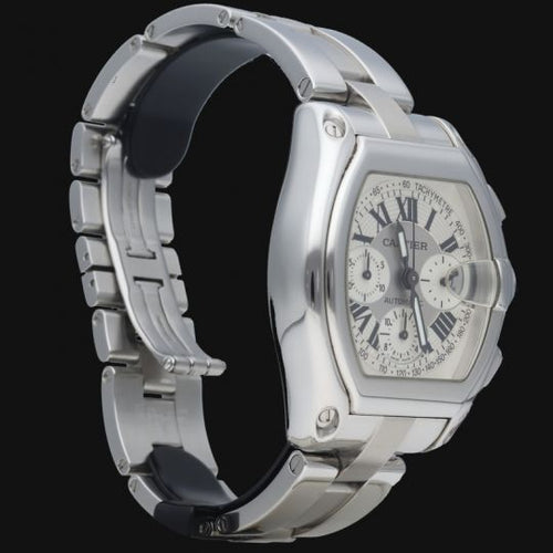 Montre Cartier Roadster - Montre chronographe automatique en acier 58 Facettes MT43366