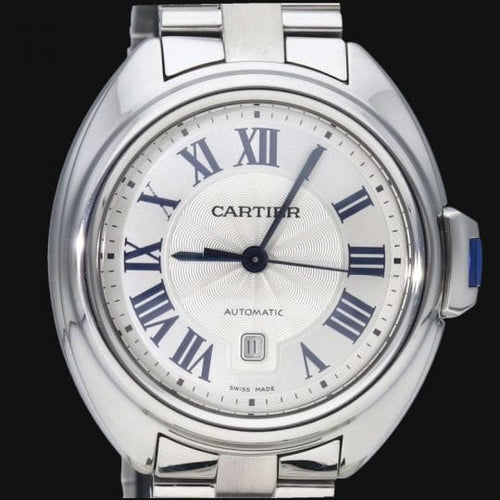 Montre Cartier Clé de Cartier - Montre femme automatique en acier 31 mm 58 Facettes MT43377