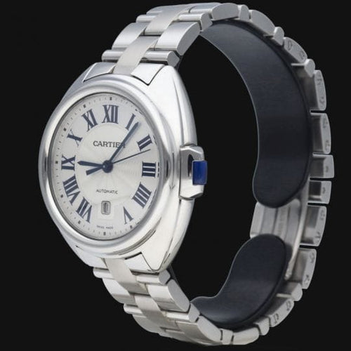 Montre Cartier Clé de Cartier - Montre femme automatique en acier 31 mm 58 Facettes MT43377