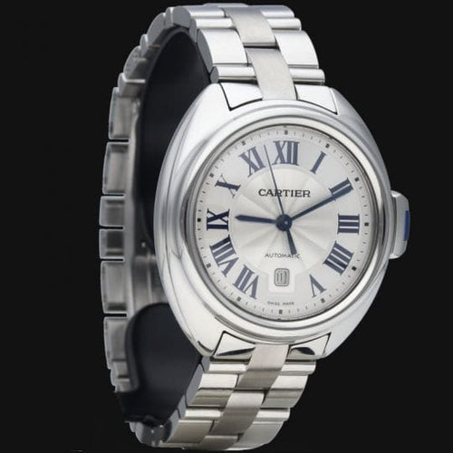 Montre Cartier Clé de Cartier - Montre femme automatique en acier 31 mm 58 Facettes MT43377