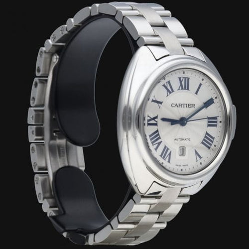 Montre Cartier Clé de Cartier - Montre femme automatique en acier 31 mm 58 Facettes MT43377