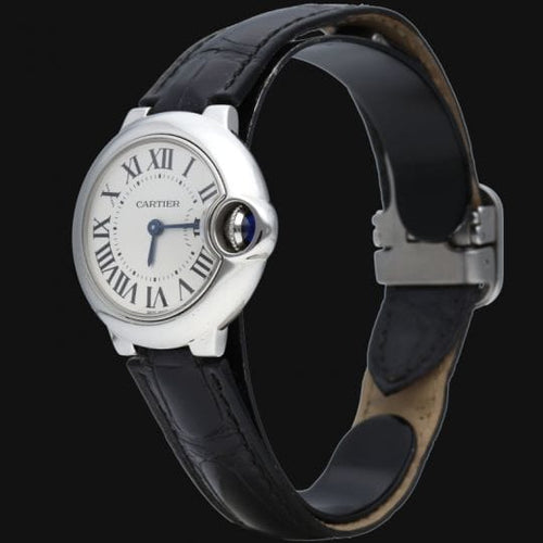 Montre Cartier Ballon Bleu de Cartier - Montre femme quartz 28 mm en acier 58 Facettes MT43379