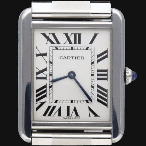 Montre Cartier Tank Solo - Montre quartz en acier 58 Facettes MT43409