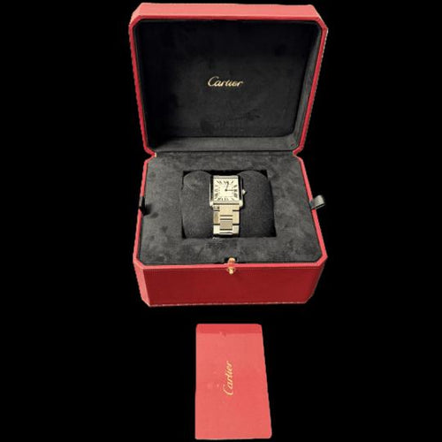 Montre Cartier Tank Solo - Montre quartz en acier 58 Facettes MT43409
