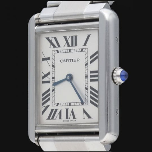 Montre Cartier Tank Solo - Montre quartz en acier 58 Facettes MT43409