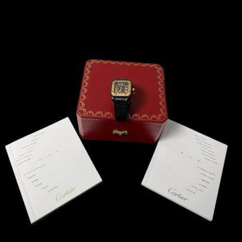 Montre Cartier Santos 100 - Montre automatique en or rose et acier 58 Facettes MT43374