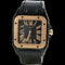 Montre Cartier Santos 100 - Montre automatique en or rose et acier 58 Facettes MT43374