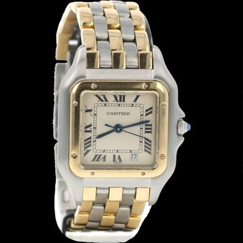 Montre Cartier Panthère - Montre en or jaune et acier, quartz 58 Facettes MT43383