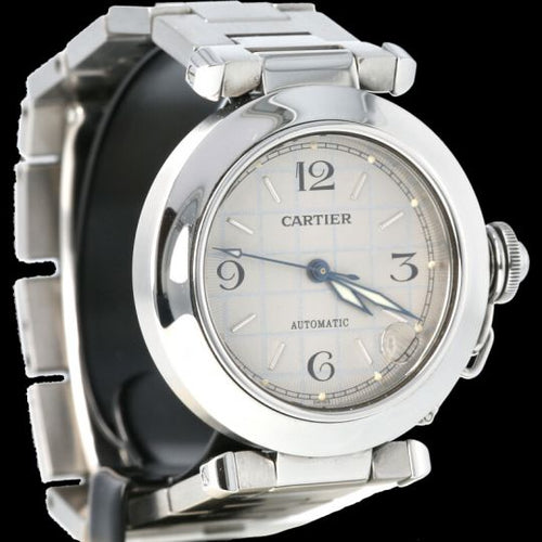 Montre Cartier Pasha - Montre automatique 35 mm en acier 58 Facettes MT42868