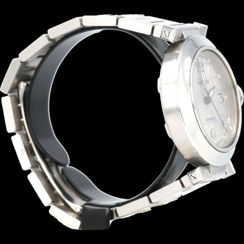 Montre Cartier Pasha - Montre automatique 35 mm en acier 58 Facettes MT42868