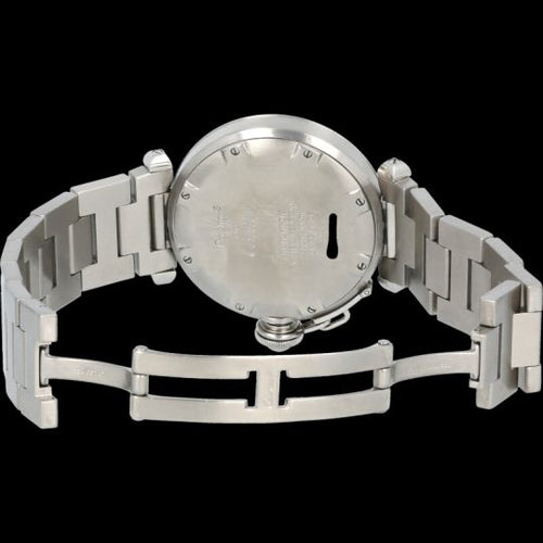 Montre Cartier Pasha - Montre automatique 35 mm en acier 58 Facettes MT42868