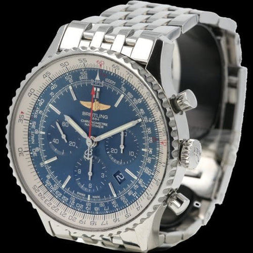 Montre Breitling Navitimer B01 - Montre chronographe 46 mm en acier 58 Facettes MT43429
