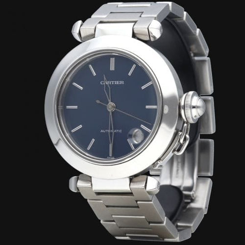 Montre Cartier Pasha - Montre automatique 35 mm en acier 58 Facettes MT41480
