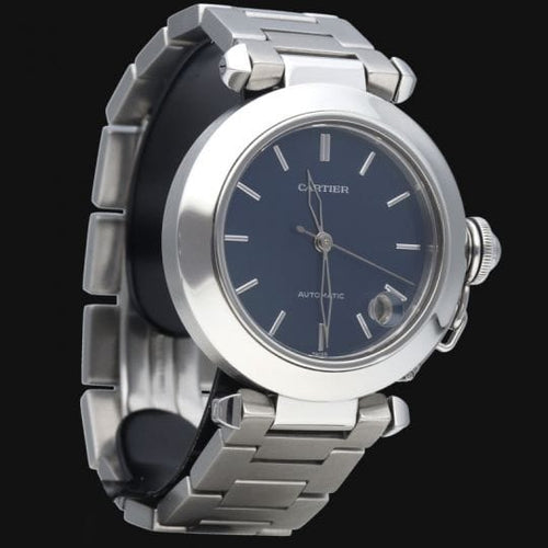 Montre Cartier Pasha - Montre automatique 35 mm en acier 58 Facettes MT41480