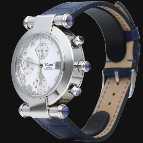Montre Chopard Imperial - Montre chronographe automatique femme 37 mm 58 Facettes MT43483