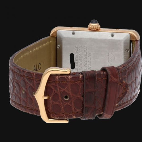 Montre Cartier Tank Solo XL - Montre en or rose et acier 58 Facettes MT43616