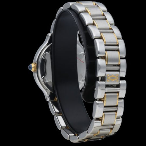Montre Cartier Must 21 - Montre femme quartz en or jaune et acier 58 Facettes MT43072