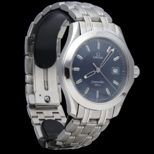 Montre Omega Seamaster 120M - Montre homme en acier, cadran bleu 58 Facettes MT38978