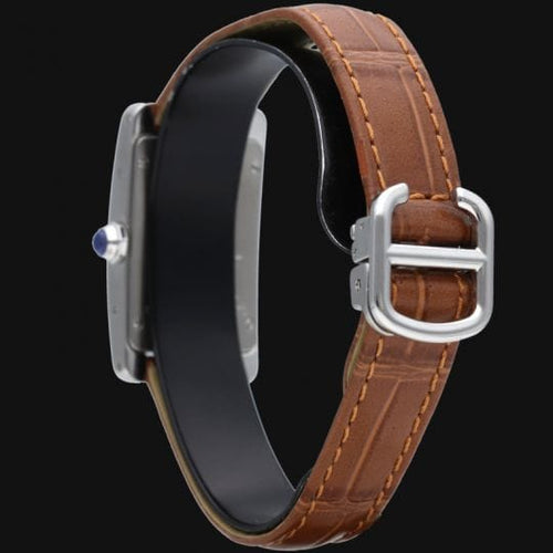 Montre Cartier Tank Américaine - Montre femme PM en acier 58 Facettes MT43938