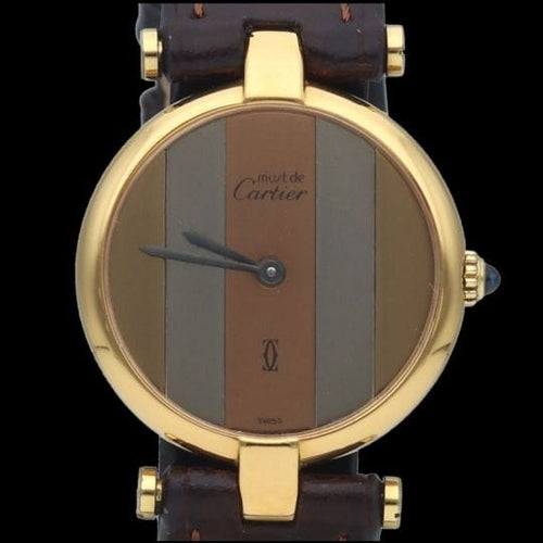 Montre Cartier Must de Cartier - Montre vermeil à quartz 24 mm 58 Facettes MT43787