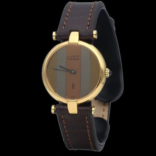 Montre Cartier Must de Cartier - Montre vermeil à quartz 24 mm 58 Facettes MT43787