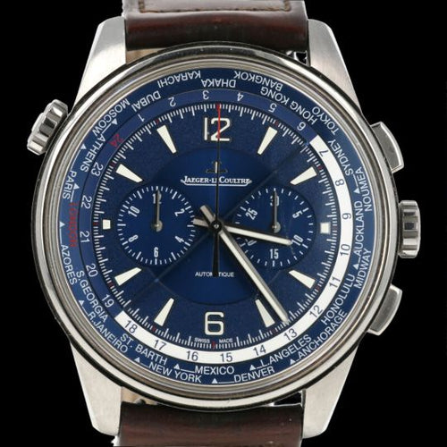 Montre Jaeger-LeCoultre Polaris - Montre chronographe worldtime en titane 58 Facettes MT43586
